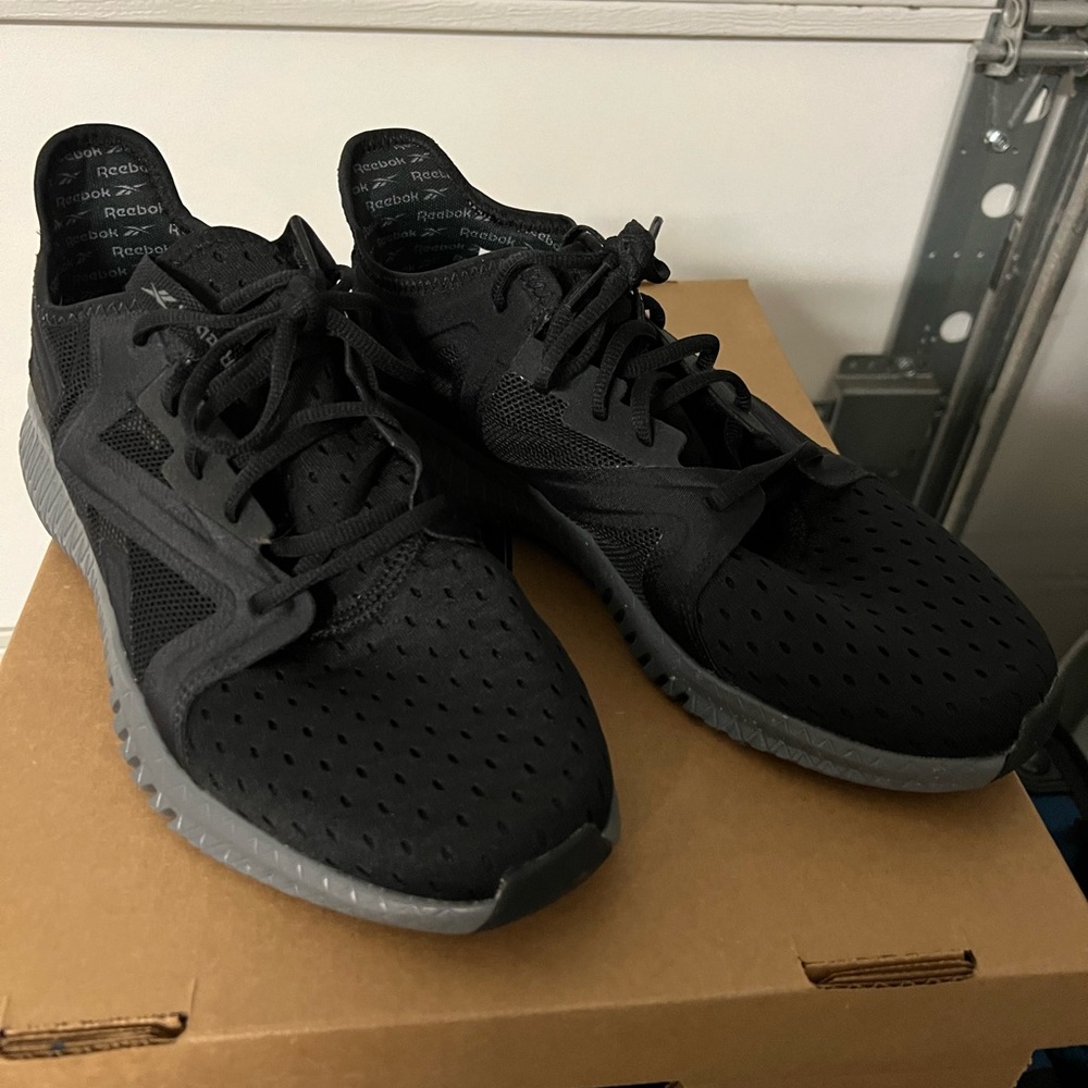 Men’s Reebok running shoes.